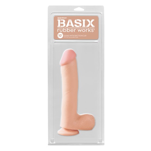 Pipedream Basix 10 in. Dong - Safe and Satisfying