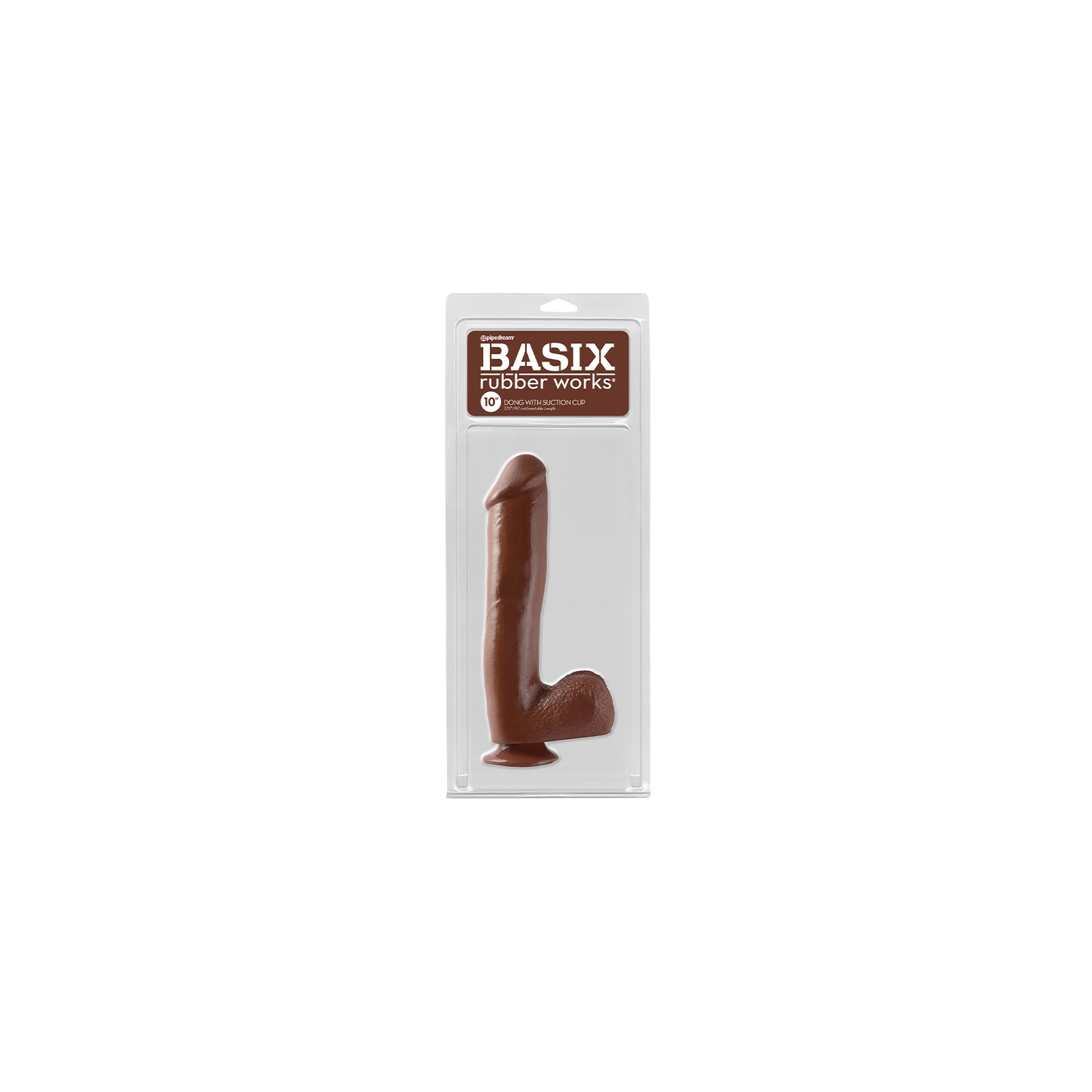 Pipedream Basix 10 Inch Realistic Dong with Suction Cup