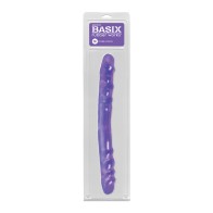 Pipedream Basix Rubber Works 16 in. Double Dong Purple