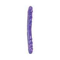 Pipedream Basix Rubber Works 16 in. Double Dong Purple