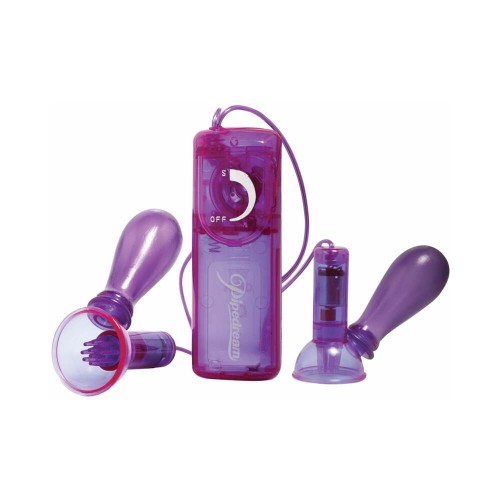 Fetish Fantasy Vibrating Nipple Pumps with Remote