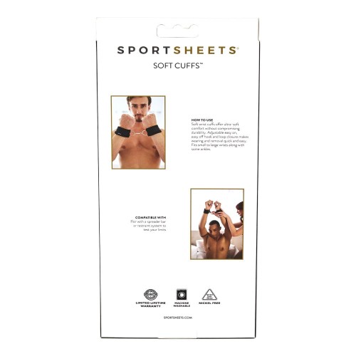 Sportsheets Soft Cuffs with Velcro Straps