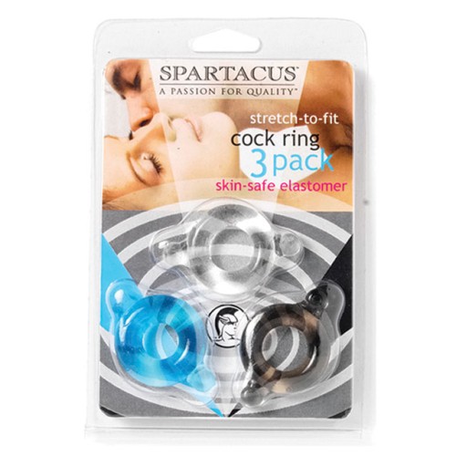 Elastomer Cock Ring set for Enhanced Pleasure