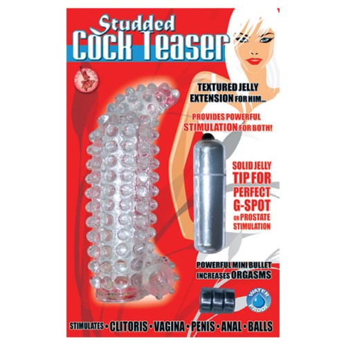 Studded Cock Teaser with Bullet