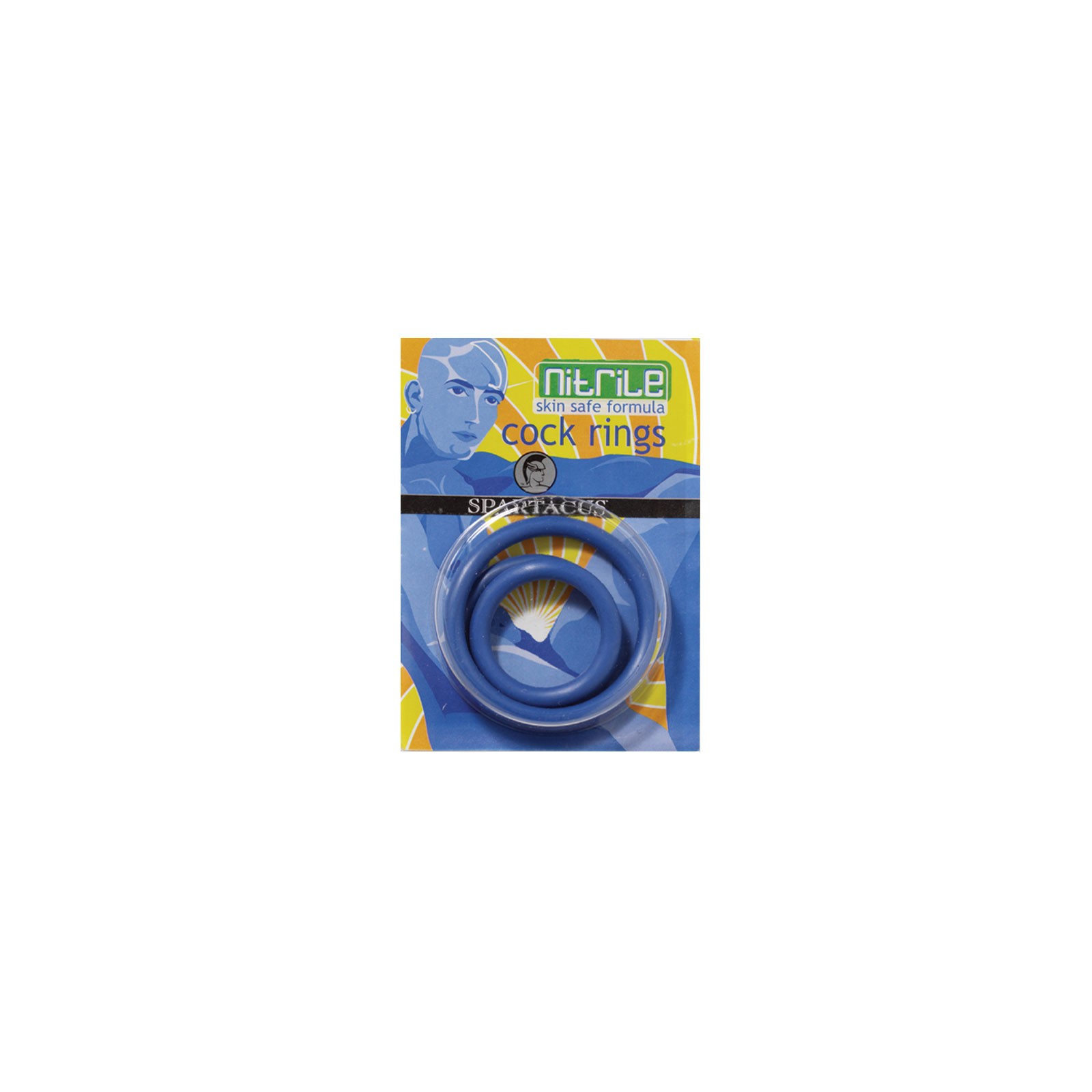 Nitrile Cock Ring Set in Blue for Enhanced Performance