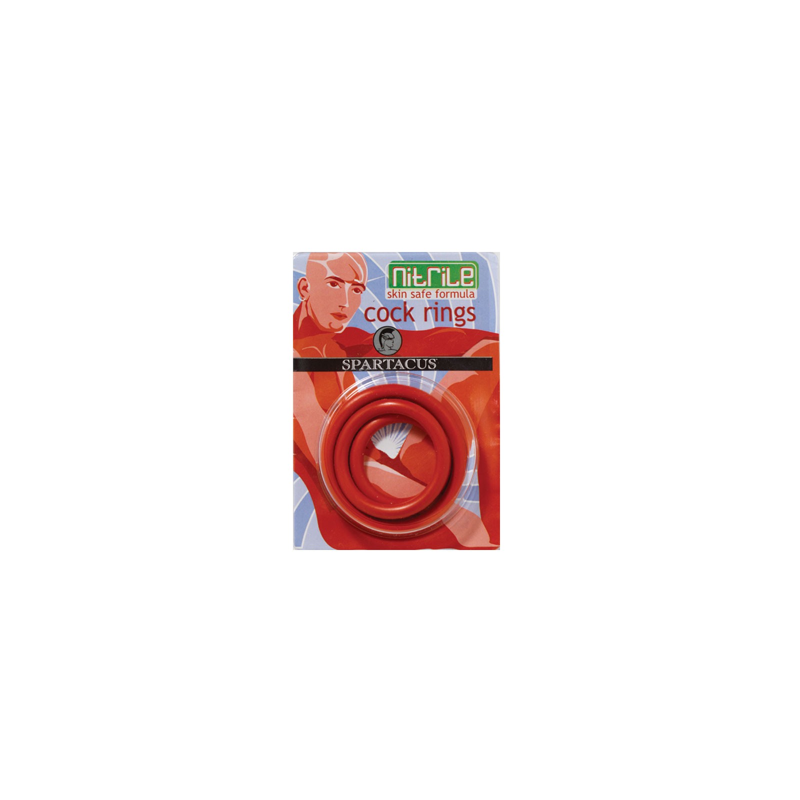 Nitrile Cock Ring Set Red 3