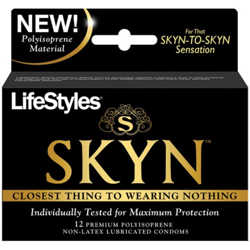 Lifestyles SKYN (12) - Condones Premium Sin Látex