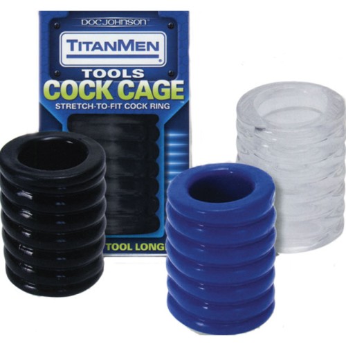 TitanMen Cock Cage Blue