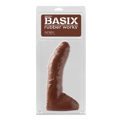 Dildo Fat Boy de Pipedream Basix Rubber Works 10 in. - Placer de Calidad