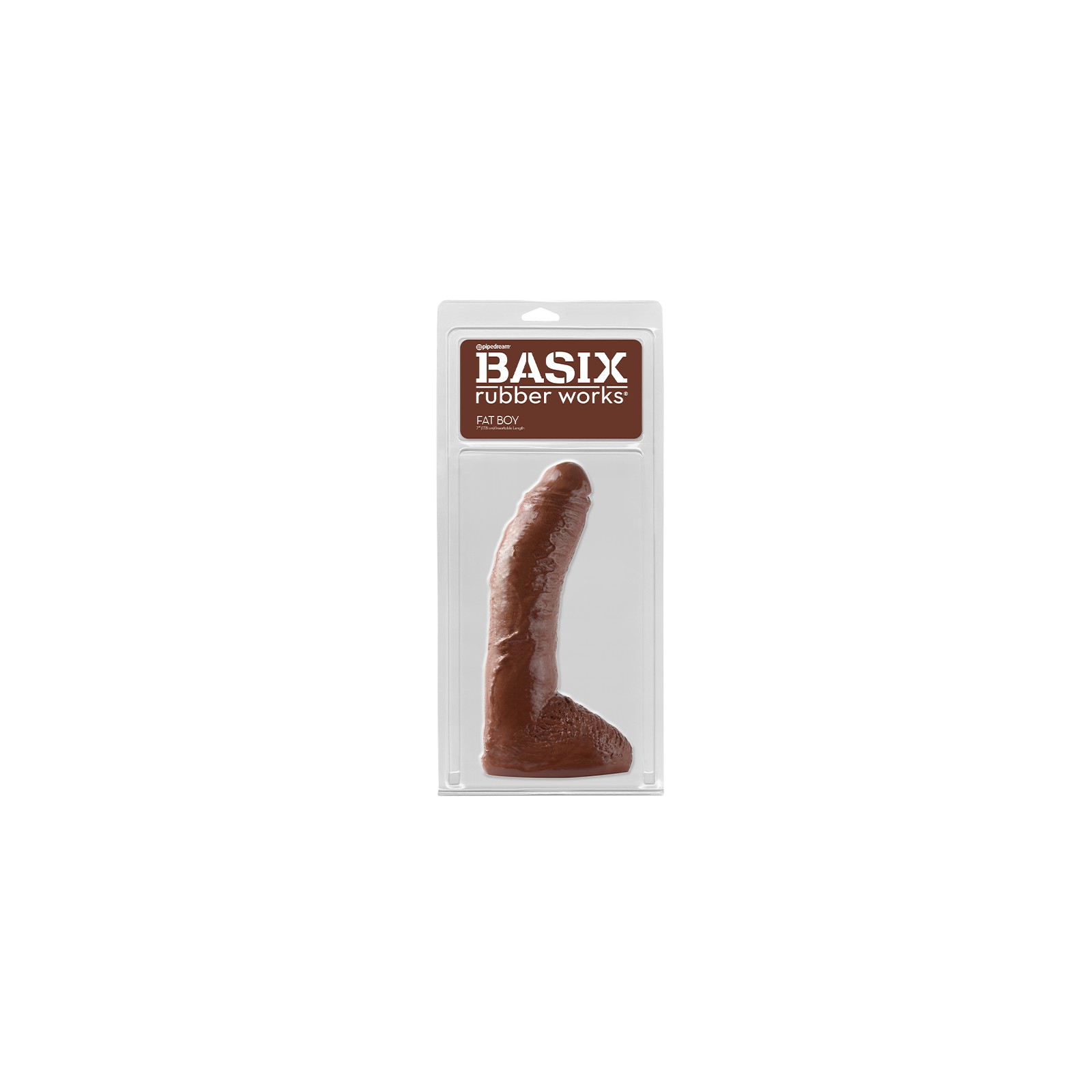 Dildo Fat Boy de Pipedream Basix Rubber Works 10 in. - Placer de Calidad