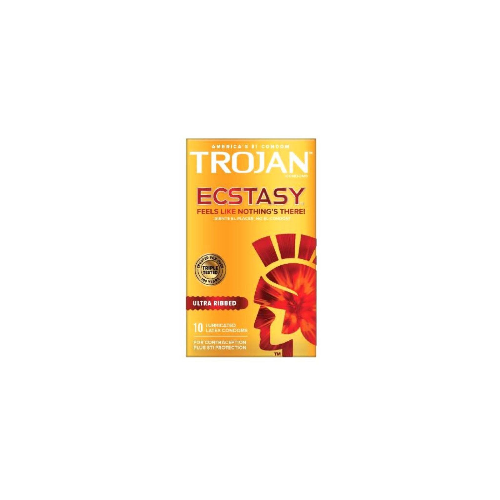 Condones Trojan Ecstasy Ultra Ribbed