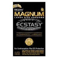 Condones Trojan Ecstasy Magnum