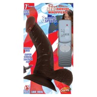 All American Whopper Dong Vibrador 7in con Bolas