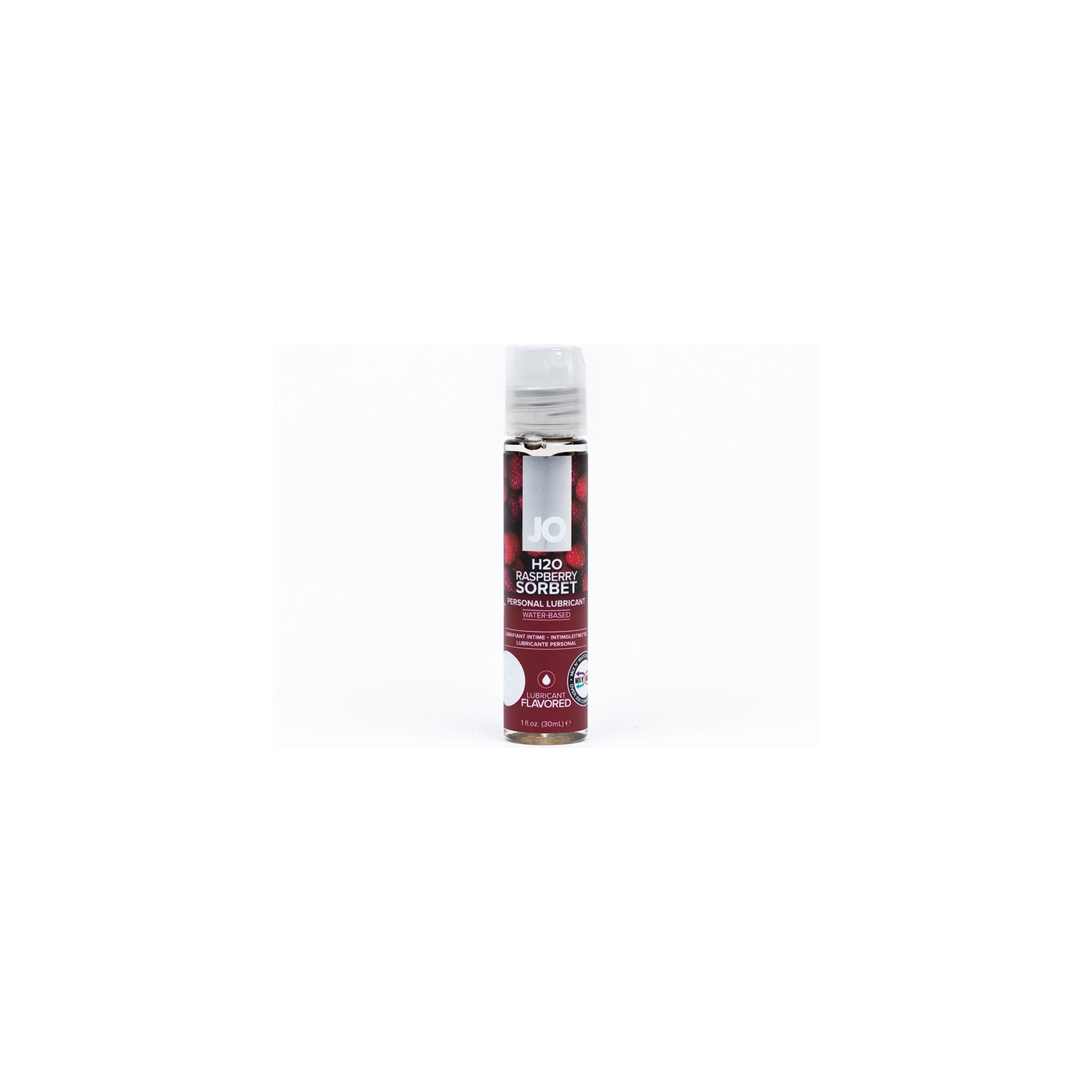 JO H2O Raspberry Sorbet Flavored Lubricant 1 oz.