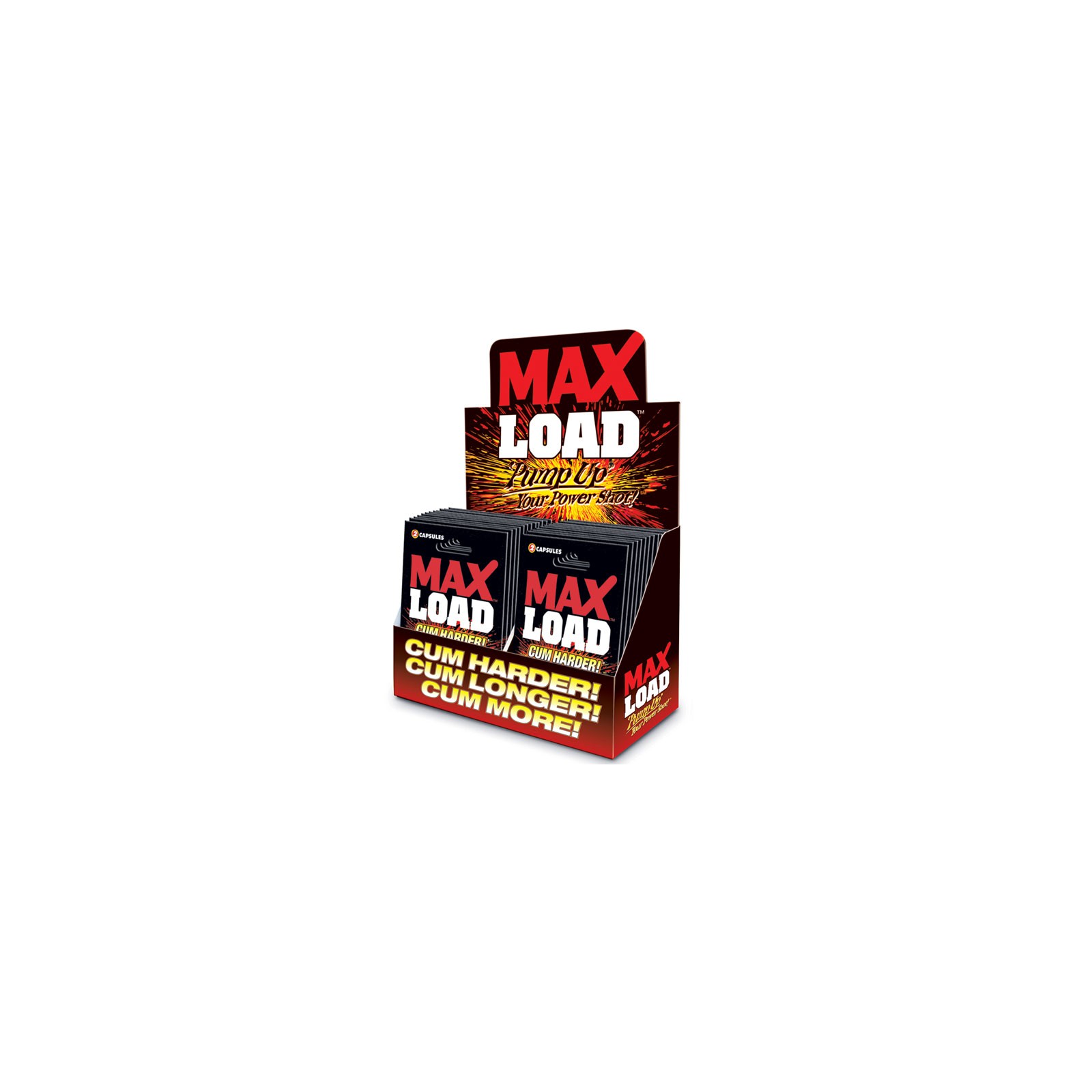 MaxLoad Enhancement Capsules Display for Men