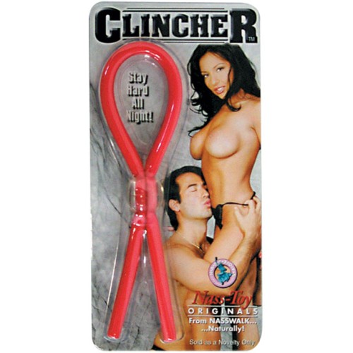 Clincher Adjustable Cock Ring Red