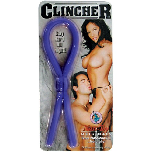 Anillo para el Pene Ajustable Clincher - Azul