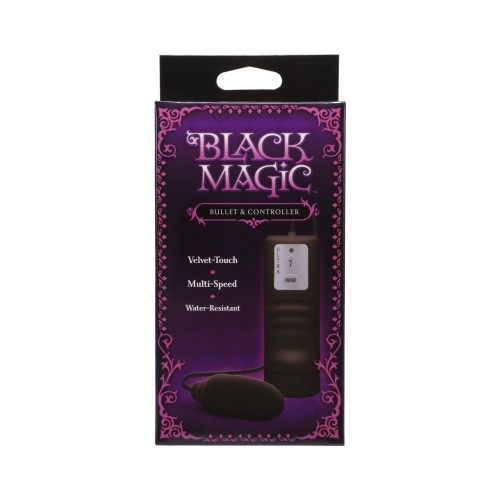 Black Magic Bullet Vibrator and Controller