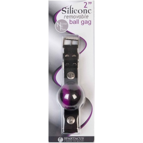 Spartacus Silicone Removable Ball Gag - 2 Inch