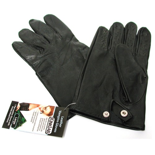 Guantes de Vampiro de Cuero para Juego Sensorial