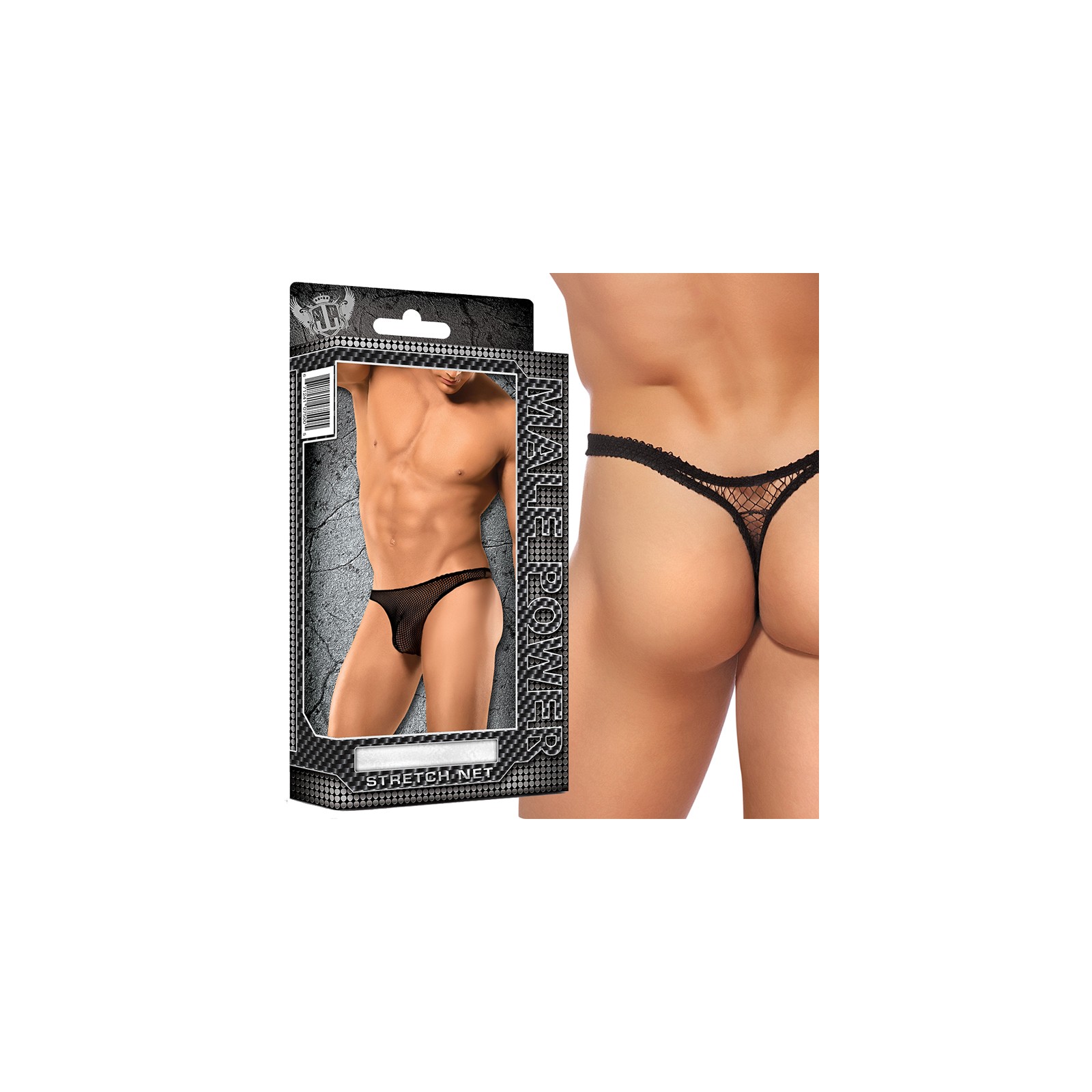 Male Power Stretch Net Bong Thong S/M Underwear