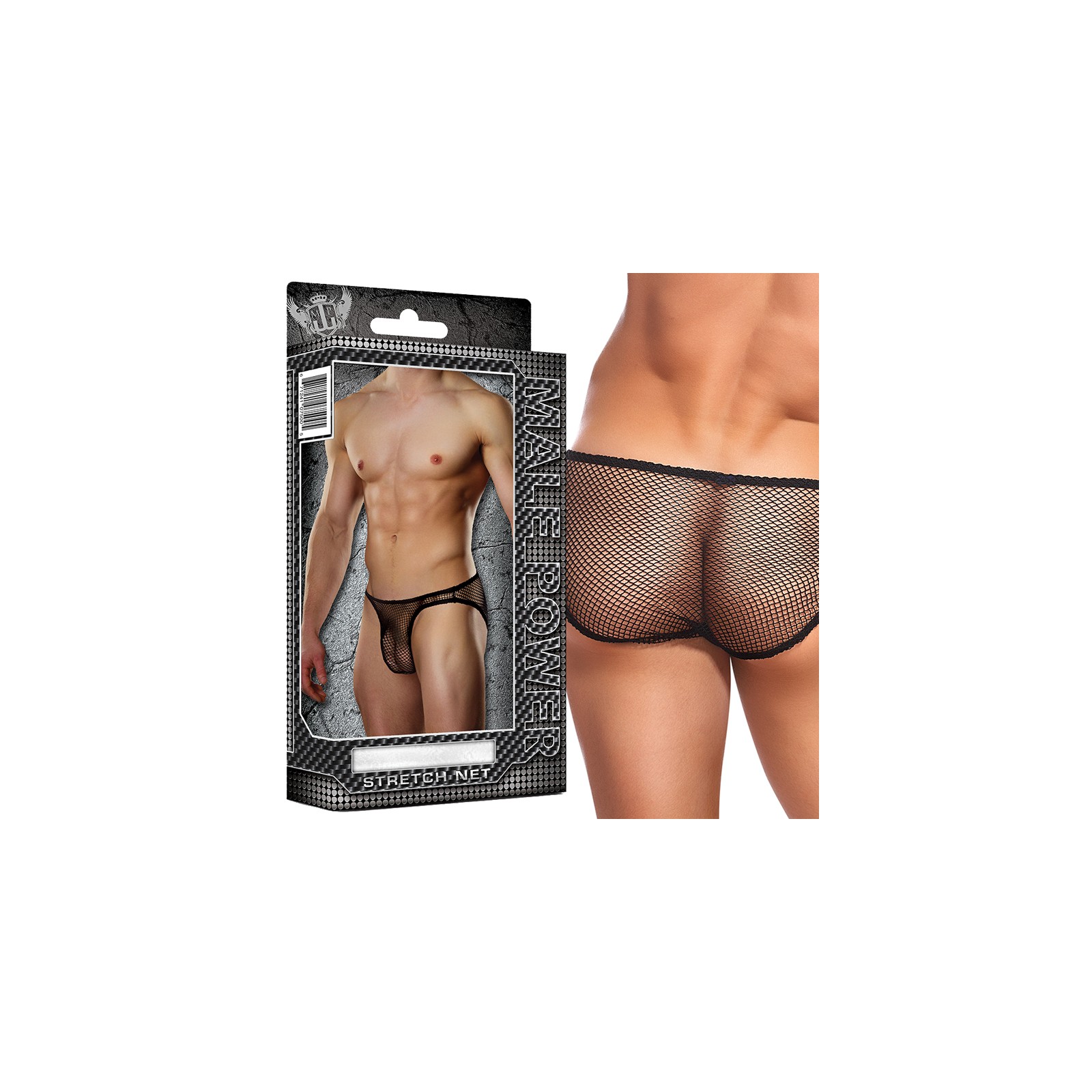 Male Power Stretch Net Wonder Bikini Small