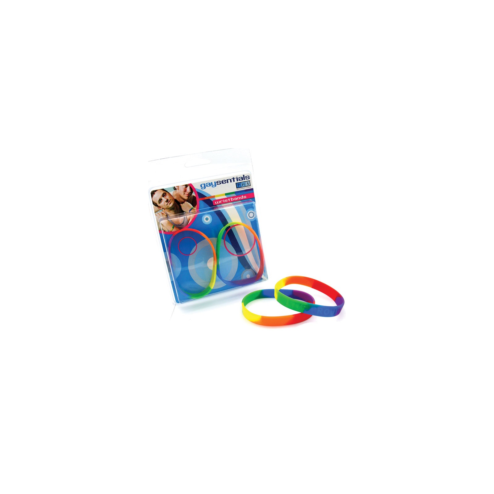 Gaysentials Rainbow Silicone Bracelet Set