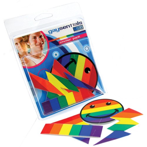 Gaysentials Rainbow Sticker Pack Fun and Vibrant