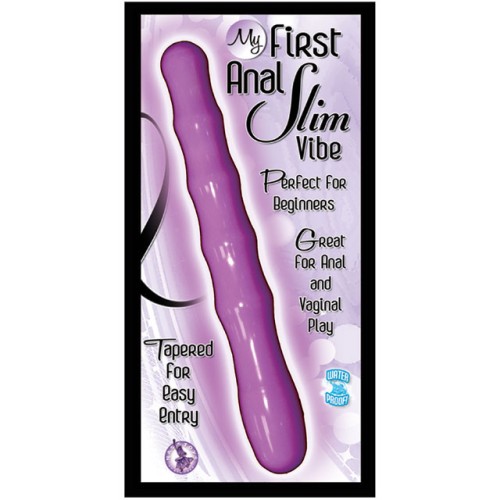 Mi Primer Vibrador Anal Slim Impermeable para Principiantes