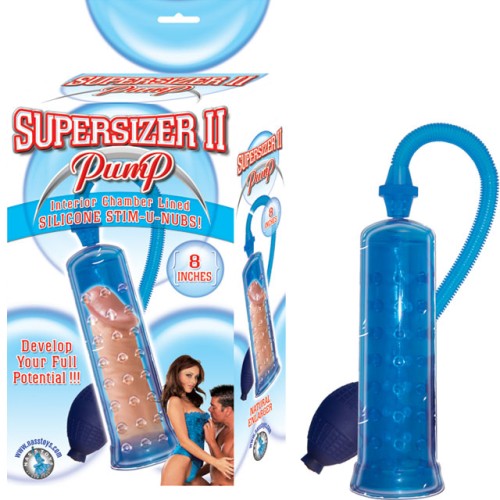 Supersizer II Pump Blue - Enhance Your Experience