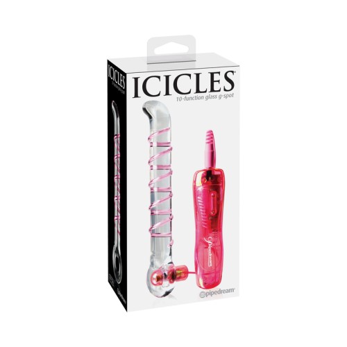 Pipedream Icicles No. 4 Vibrating G-Spot Dildo