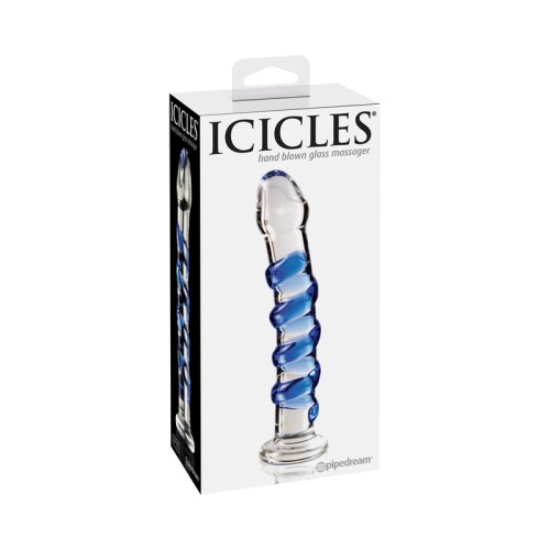 Dildo de Cristal Curvado Pipedream Icicles No. 5