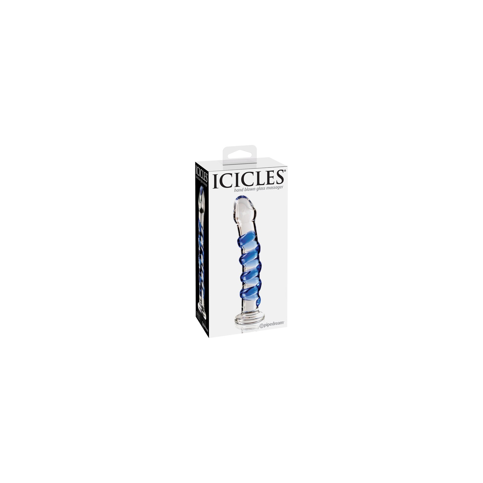 Pipedream Icicles No. 5 Curved Glass Dildo