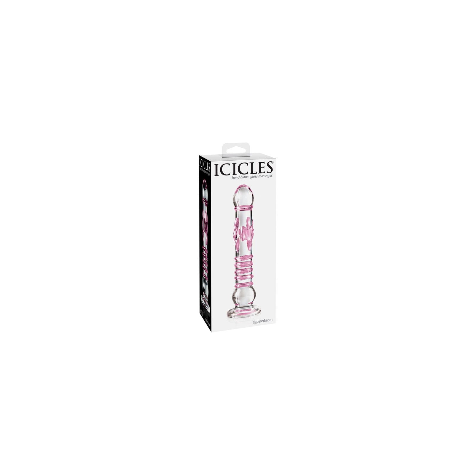 Dildo de Cristal Texturado Pipedream Icicles No. 6