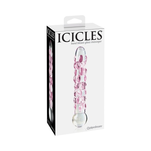 Dildo de Vidrio Elegante Pipedream Icicles No. 7