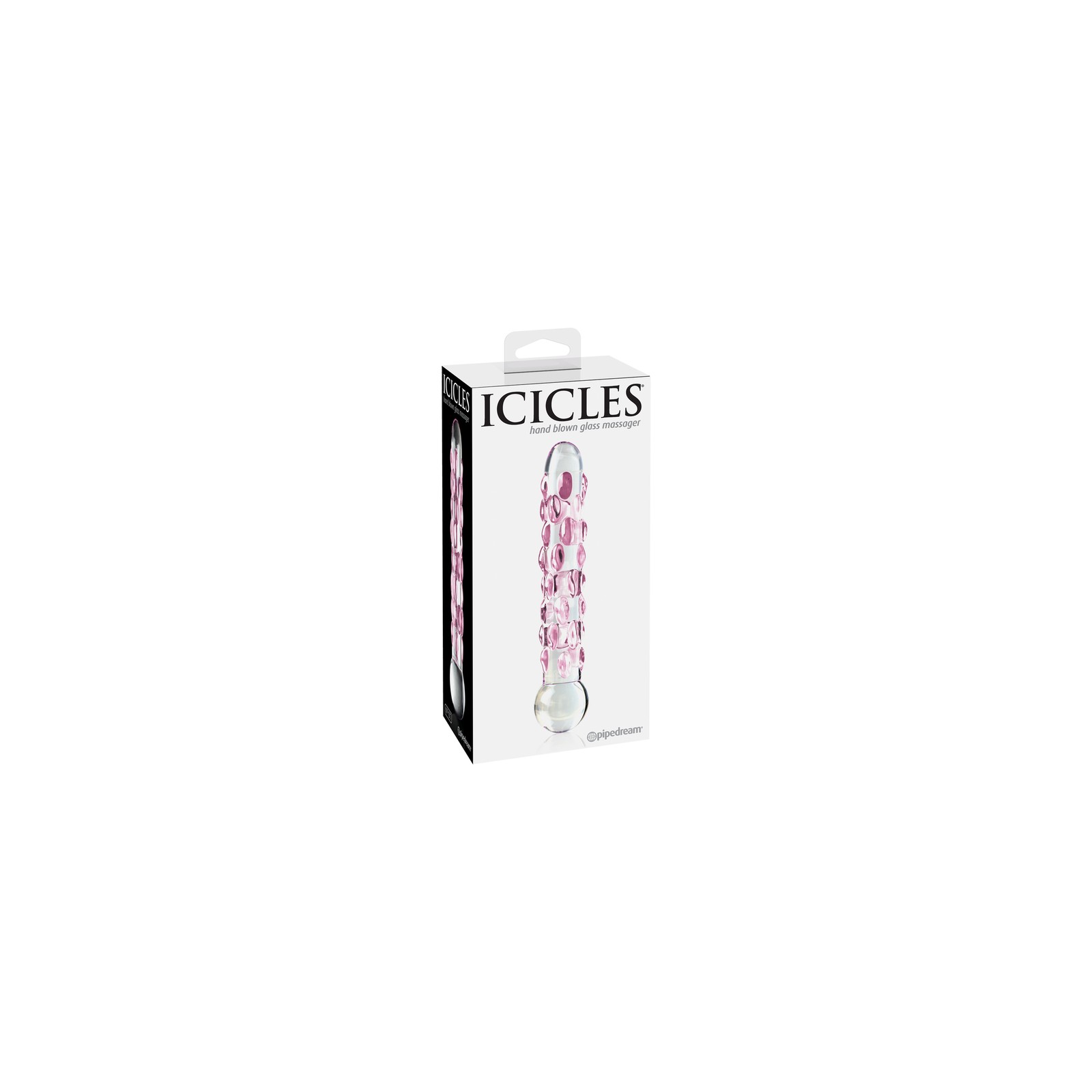 Dildo de Vidrio Elegante Pipedream Icicles No. 7