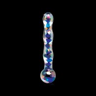 Dildo de Vidrio Wavy 7 in. Pipedream Icicles No. 8 para Placer Supremo