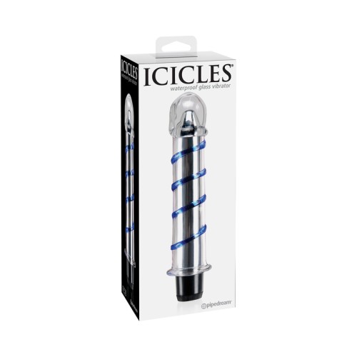 Dildo de Cristal Estriado Pipedream Icicles No. 20