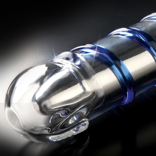 Pipedream Icicles No. 20 Ribbed Glass Dildo