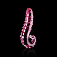 Pipedream Icicles No. 24 Curved Textured Glass Dildo