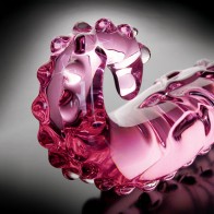 Dildo de Vidrio Curvo Texturizado Pipedream Icicles No. 24