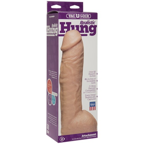 Vac-U-Lock Hung Dildo