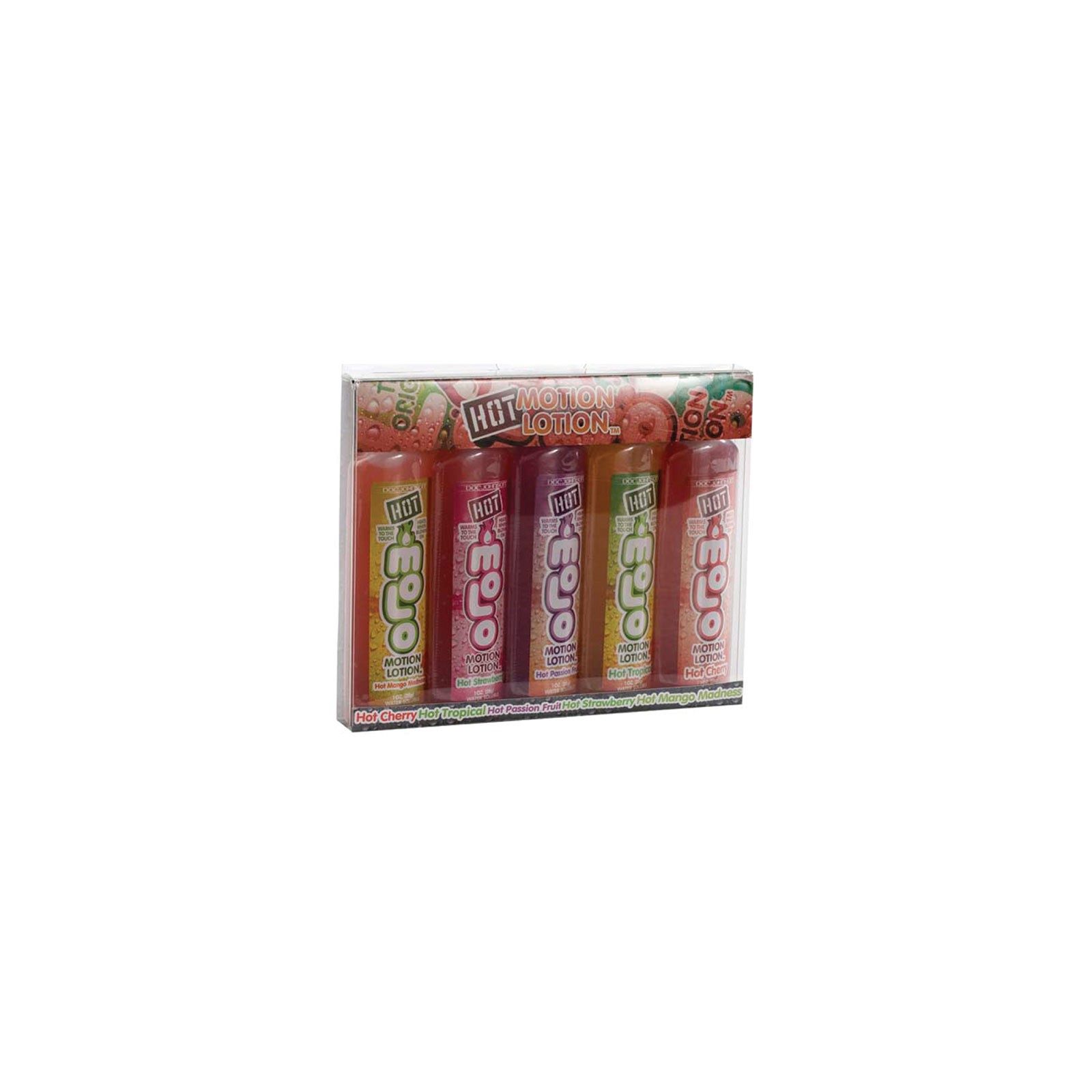 Hot Motion Lotion 5 Pack - Warming Flavors