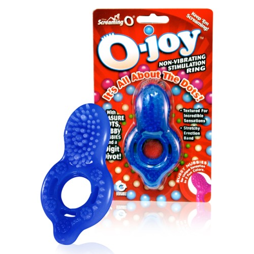 Screaming O O-Joy Cock Ring - Blue Texture Experience