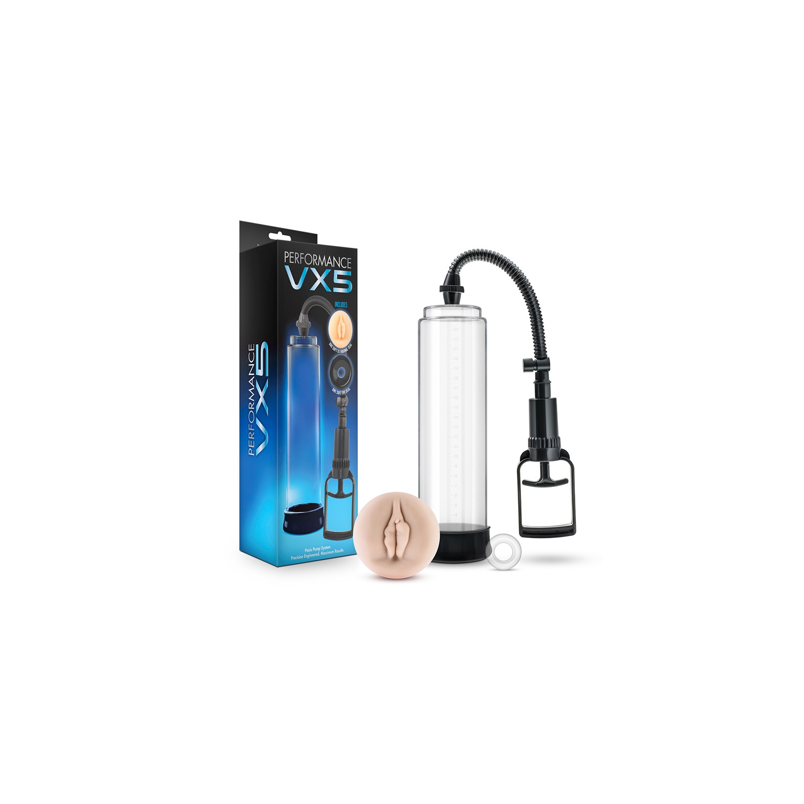 Sistema de Bomba de Mejora Masculina Performance VX5 | Bomba de Vacío para Pene