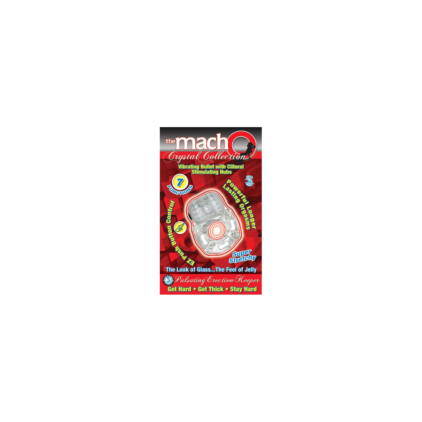 Macho Crystal Coll Vibrating Erection Keeper