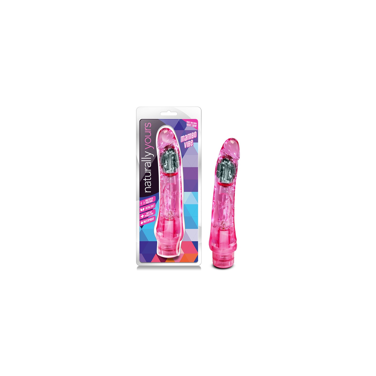 Naturally Yours Mambo Vibe Realistic Vibrator 9 in.