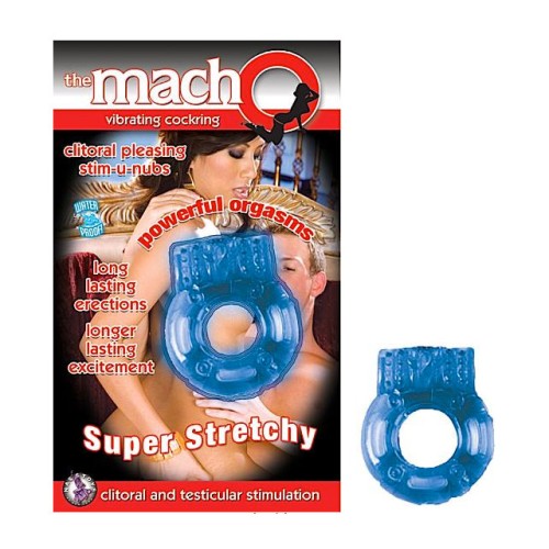 Anillo Vibrador Macho Azul