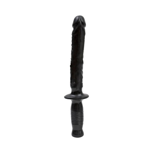 El Manhandler Dildo Negro de PVC