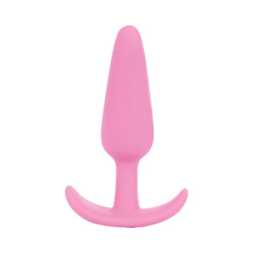 Naughty Small Pink Silicone Butt Plug for Beginners